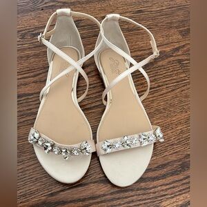 Badgley Mischka Jewel Sandals - Size 8 1/2